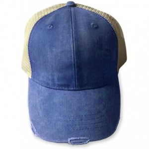 Baseball Caps Trump 2020 Hat- That Again Trucker Hat - Trump Hat - Royal Blue - CN18ULZI2D6 $63.50