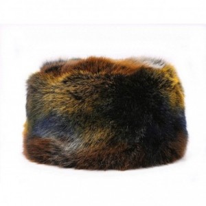 Bomber Hats Women Men Winter Fur Cossack Cap Thick Russian Hat Warm Soft Earmuff - H1-dazzle Colour - CX18HX4Y3QA $30.70
