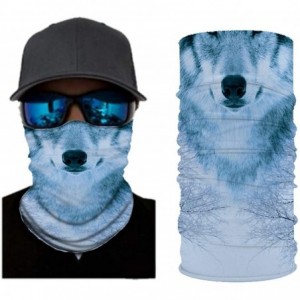 Balaclavas 4pcs 3D Print Multifunction Outdoor Headwear Face Dust Mask Cover Bandanas Magic Scarf - 4pack5 - C5198OW8ZNM $35.66