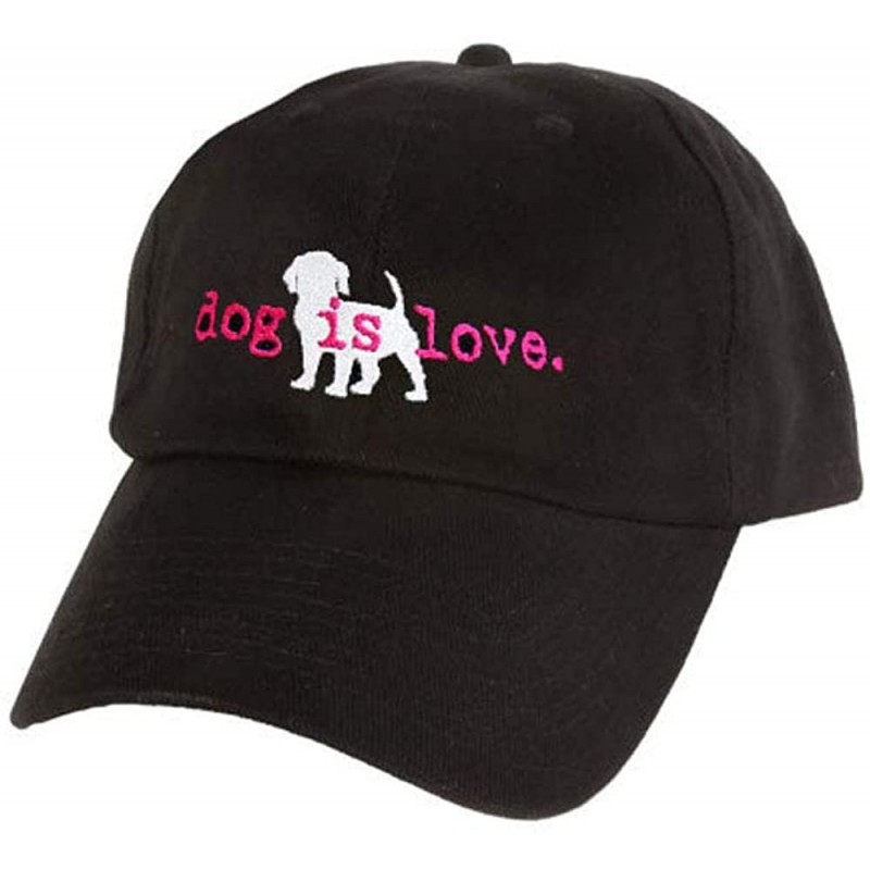 Baseball Caps Signature Hats - Great Gift for Dog Lovers - Dog is Love - C418OTHEN35 $44.28
