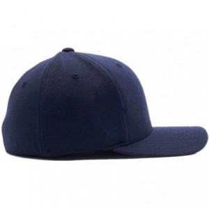Baseball Caps Farm Logo with Your own Words Embroidered Flexfit 6477 Wool Blend hat. - Dark Navy - CE180K6NNA8 $43.95