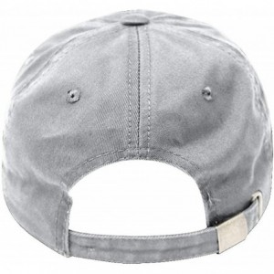 Baseball Caps Be Kind Trendy Fashion Dad Hat Cotton Baseball Cap Polo Style Low Profile - Cotton Light Grey - CX18SXRY939 $26.74
