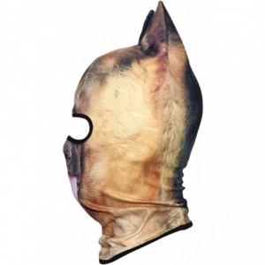 Balaclavas 3D Animal Neck Gaiter Warmer Windproof Full Face Mask Scarf for Ski Halloween Costume - German Shepherd - C918I4U6...