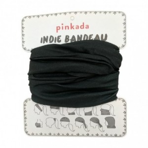 Headbands Indie Bandeau (Black) - Black - C41836M7ORU $27.50