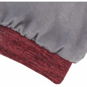 Skullies & Beanies Satin Silk Lined Sleep Cap - Beanie Slap Hat-Amazing Soft Chome Cap - Red-fg - CF18WX70XC3 $24.93