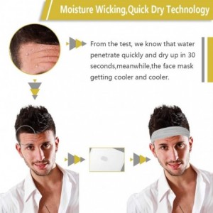 Balaclavas Microfiber Neck Gaiter Face Scarf Bandana Mask-Multifunctional Headwear for Sun Protection Windproof - 2black - CK...