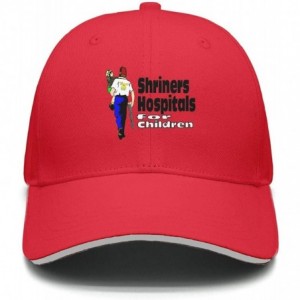 Baseball Caps Professional Mens Baseball caps Shriners Hospital for Children Logo Flat hat for Men Fit dad hat for Women - CD...