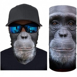 Balaclavas Cool 3D Animal Print Bandana Neck Gaiter Scarf Dust Wind Balaclava Headband for Men Women - Orangutan - CQ197ZNK05...