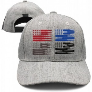 Baseball Caps Ammo Flag Woolen Peak Cap Snapback Hat Vintage Snapbacks - Grey4 - CZ18ESDXWCN $25.58
