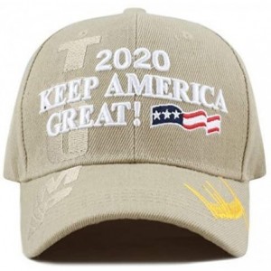 Baseball Caps Original Exclusive Donald Trump 2020" Keep America Great/Make America Great Again 3D Cap - 4. 2020-khaki - CF18...