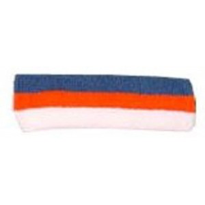 Headbands Striped Headband - Royal/Orange/White - C211175D6OB $19.09