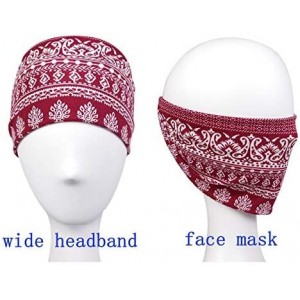 Headbands Knotted Headbands Stretch Headwrap - 4Pack-9 special printed floral design cute headbands - CU18UTCIGSO $31.58