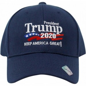 Baseball Caps Trump 2020 Keep America Great Campaign Embroidered US Hat Baseball Ball Cap Hook and Loop Back Closure - CY18I5...