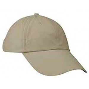 Baseball Caps Monogrammed 6-Panel Low-Profile Washed Pigment-Dyed Cap - Khaki - CM12IJQE81P $42.00