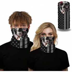 Balaclavas Bandana Face Mask Neck Gaiter- Dust Wind UV Protection Vivid 3D Mouth Cover for Women Men - Skull 7 - C51986ASQQM ...