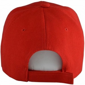 Baseball Caps Donald Trump Make America Great Again Hats Embroidered 10-000+ Sold - Red - CI11MR4CQGF $30.01