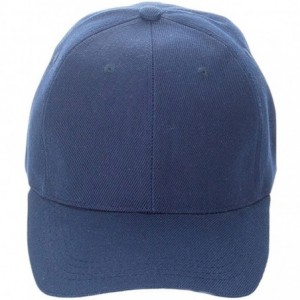 Baseball Caps Plain Baseball Sport Cap Blank Curved Visor Hat Solid Color Adjustable - F - CU12IC9LA3R $19.12