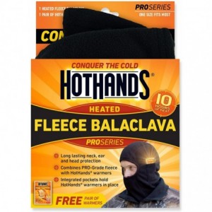 Balaclavas HeatMax Balaclava Head & Neck Warmer (Black) - C9111ZVOW3L $31.76