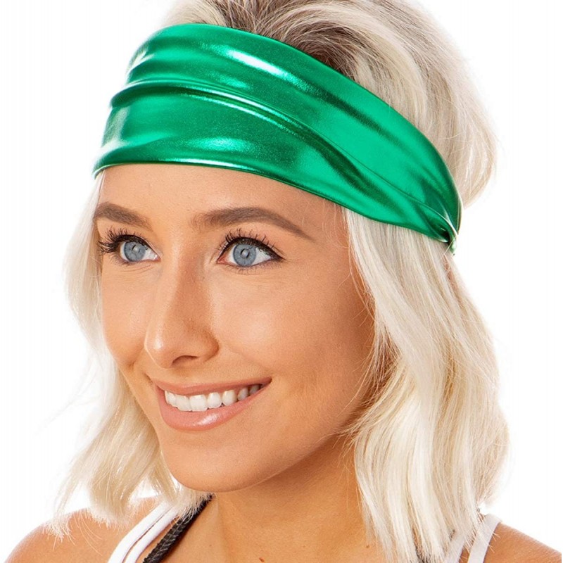 Headbands Irish Green Headband St Patricks Day Accessories Clover Shamrocks Headband Xflex Gift Packs - CT186MSS0Q3 $23.19