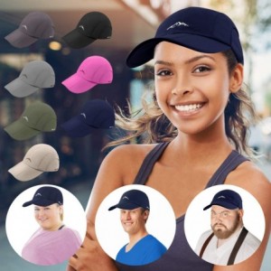 Sun Hats Sport Cap Summer Quick Drying Sun Hat UV Protection Outdoor Cap for Men- Women - Black/Blue - CI187ADDC7G $18.93