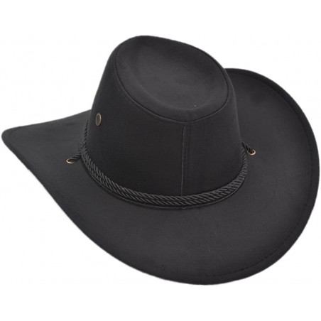 Adult Western Suede Hat Cowboy Outdoorsman Hat Travelling Summer Cap ...