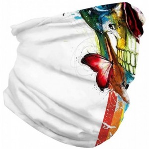 Balaclavas Unisex Seamless Rave Multifunctional Headwear Face Mask Headband Neck Gaiter - Style28 - CO197ZDOT6S $21.70