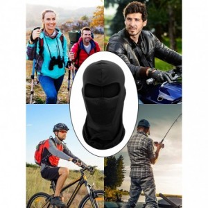 Balaclavas 4 Pieces Summer Balaclava Face Cover Windproof Fishing Cap Breathable Full Face Cover for Outdoor Activities - CF1...