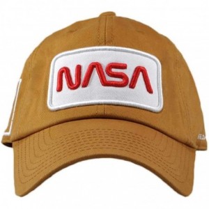 Baseball Caps Skylab NASA Hat with Special Edition Patch - Wheat Worm - CU18H3NEU8C $44.67