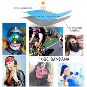 Balaclavas 3D Face Mask Seamless Bandana Unisex Headscarf UV Protection Scarf - Color a - CK199ZYT5R8 $29.69