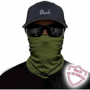 Balaclavas Seamless Bandana Face Mask Rave Men Women for Dust Sun Wind Protection - Dark Green - CU198GDIMA2 $23.59