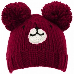 Skullies & Beanies Women Cute Cat Ear Winter Hat - Brown-new - CQ128OOJ2PJ $30.06
