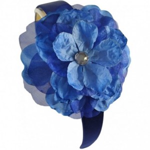 Headbands Sydney Girls Silk Flower Headband - Blue - CL115AR31FP $23.08