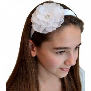 Headbands Sydney Girls Silk Flower Headband - Blue - CL115AR31FP $20.40