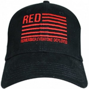 Baseball Caps Red Remember Everyone Deployed Cap. Black - CX128CUMATJ $30.90