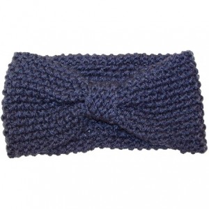 Cold Weather Headbands Adult Crochet Bow Knot Headband/Ear Warmer (One Size) - Gray - C811OZ4HJ53 $24.11