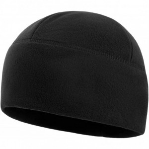 Skullies & Beanies Winter Hat Windproof Fleece 380 Mens Watch Cap Military Skull Cap Beanie - Black - CA18HOR3HSR $20.74