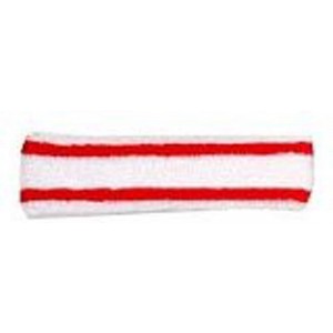Headbands Striped Headband - White/Red - CZ11175D4T3 $21.71