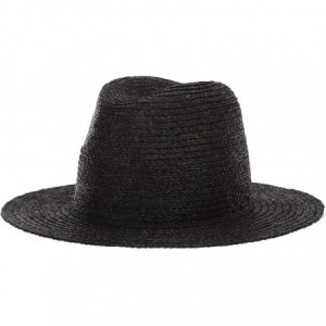 Fedoras Women's Azalea Wide Brim Fedora Hat - Black - CL18O0IXCQE $99.11