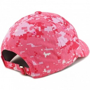 Baseball Caps Feminist Embroidered Brushed Cotton Adjustable Cap - Pink Digital Camo - C318TRC7902 $32.75