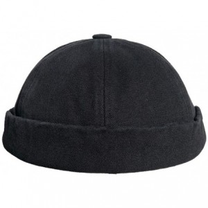 Skullies & Beanies Fisherman Brimless Snapback CT36 Washed - Ct36-washed Black - CY194XDS92Z $28.52