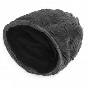 Skullies & Beanies Slouchy Beanie Hat for Men Women-Thin Summer Skull Cap- Warm- Soft Headwear-Black/Gray/Beige - Gray - CN18...