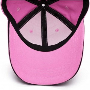 Baseball Caps Mens Womens White Stylish Adjustable Golf Hat - Pink-1 - C218R4YD6G0 $35.29
