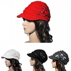 Sun Hats Fashion Women Ladies Floppy Wide Brim Wool Felt Bowler Beach Hat Sun Cap Summer Outfits - F-red - CS18L7HT7OR $30.63