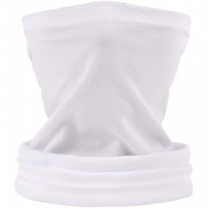 Balaclavas Windproof Balaclava Bandana Headwrap Breathable Neck Giater for Outdoor Sports - White - C8199ICL4SN $26.01