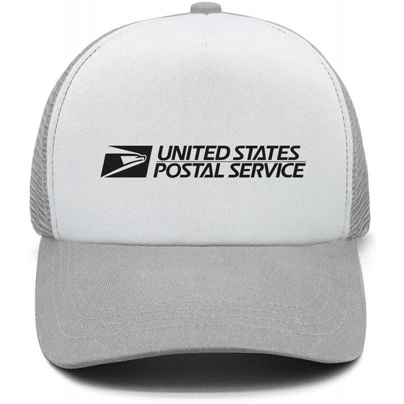 Baseball Caps Mens Womens USPS-United-States-Postal-Service-Logo- Custom Adjustable Fishing Cap - Grey-3 - CO18NL5QMLO $34.23