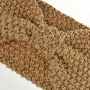 Cold Weather Headbands Crochet Turban Headband for Women Warm Bulky Crocheted Headwrap - C518LR3GMSE $18.16