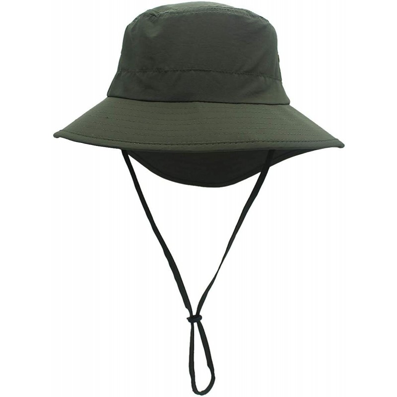 Sun Hats Unisex Outdoor Lightweight Breathable Waterproof Bucket Wide Brim Hat - UPF 50+ Sun Protection Sun Hats Shade - C218...