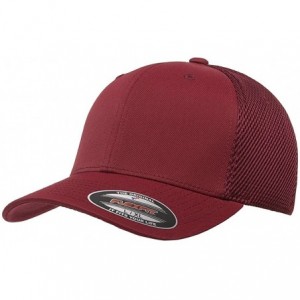 Baseball Caps Ultrafibre & Airmesh Fitted Cap w/THP No Sweat Headliner Bundle Pack - Maroon - CH1856Z67KI $19.64