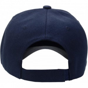 Baseball Caps Wholesale 12-Pack Baseball Cap Adjustable Size Plain Blank Solid Color - Navy. - C518SDAX6CD $46.84
