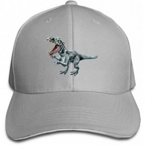 Baseball Caps Unisex Jurassic World Dinosaur Fashion Peaked Cap Baseball Cap for Travel/Sports - Ash - CV18E3HO6YD $27.29